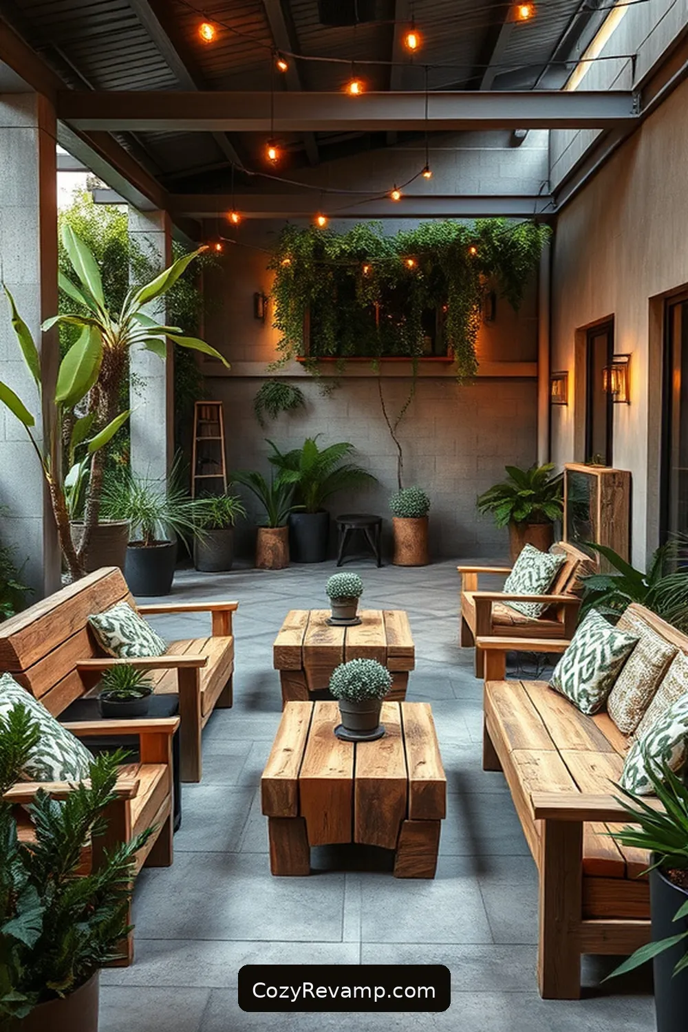 16 Stunning Industrial Outdoor Patios With Recycled Wood Material 13 Eco-Conscious Living: Sustainable Choices in Patio Design for 16 Stunning Industrial Outdoor Patios With Recycled Wood Material