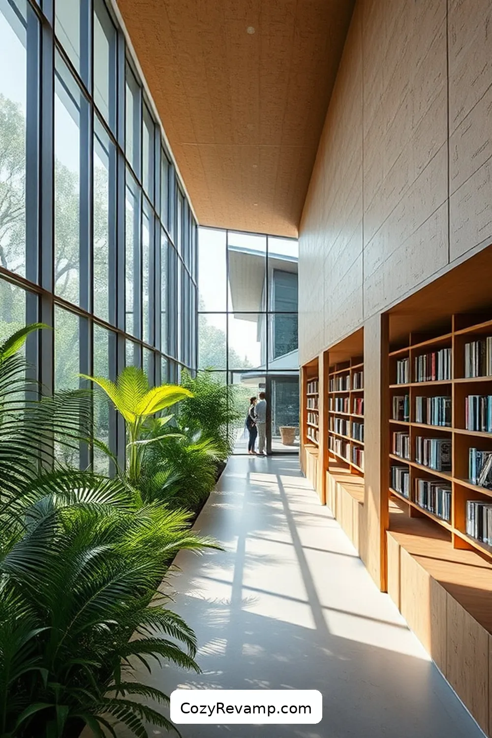The Silo Library, Australia for 16 Stunning Minimalist Libraries With Cork Material
