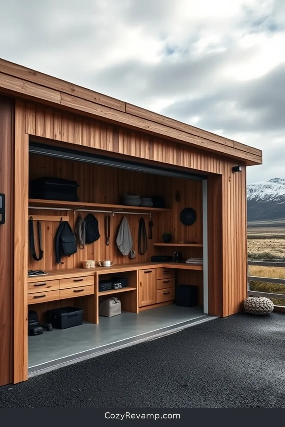 16 Stunning Scandinavian Garages Built With Recycled Wood Material 6 Innovative Storage Solutions in Iceland for 16 Stunning Scandinavian Garages Built With Recycled Wood Material