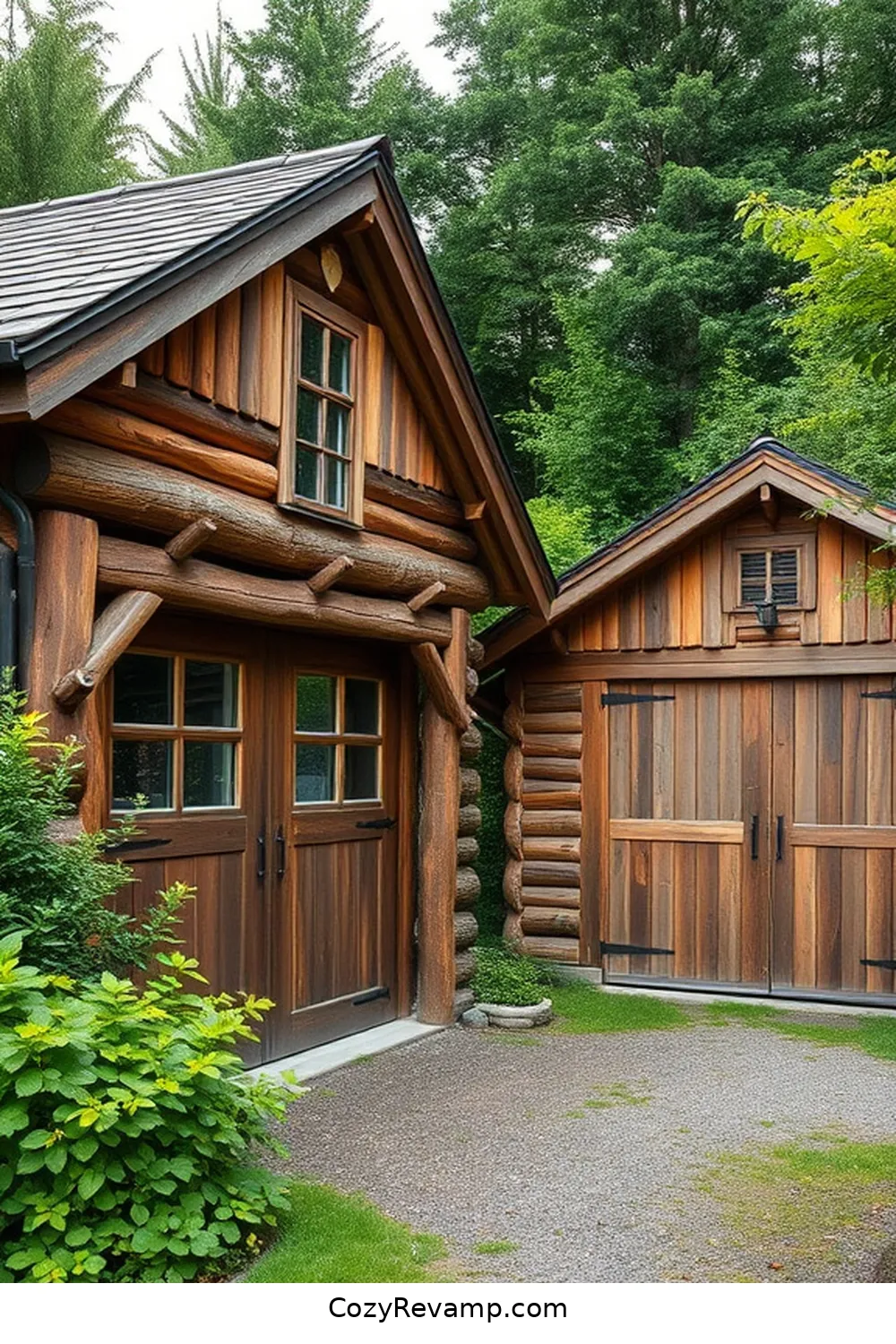 16 Stunning Scandinavian Garages Built With Recycled Wood Material 3 Rustic Charm in Sweden for 16 Stunning Scandinavian Garages Built With Recycled Wood Material