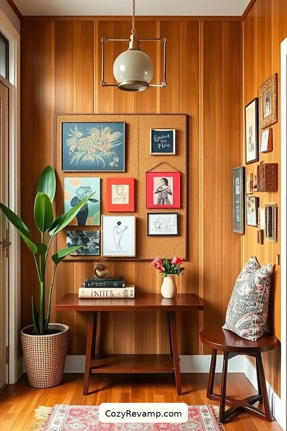 Cork Bulletin Boards for Personalization for 16 Stylish Ways to Use Cork Material in Your Mid-Century Modern Entryway
