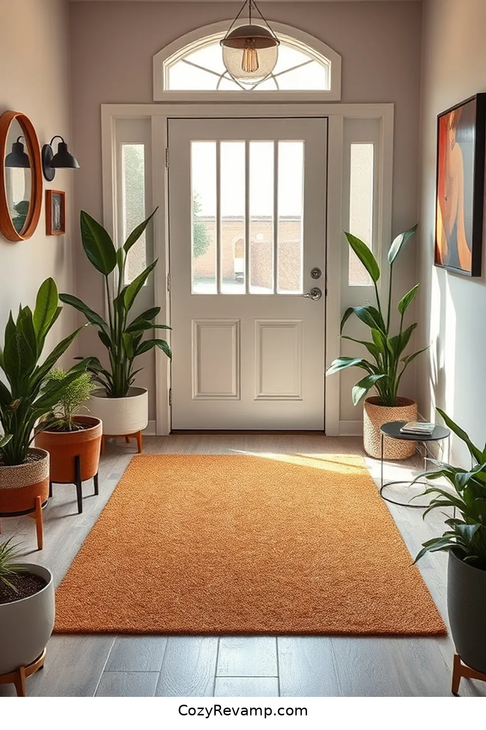 Stylish Cork Doormats for 16 Stylish Ways to Use Cork Material in Your Mid-Century Modern Entryway