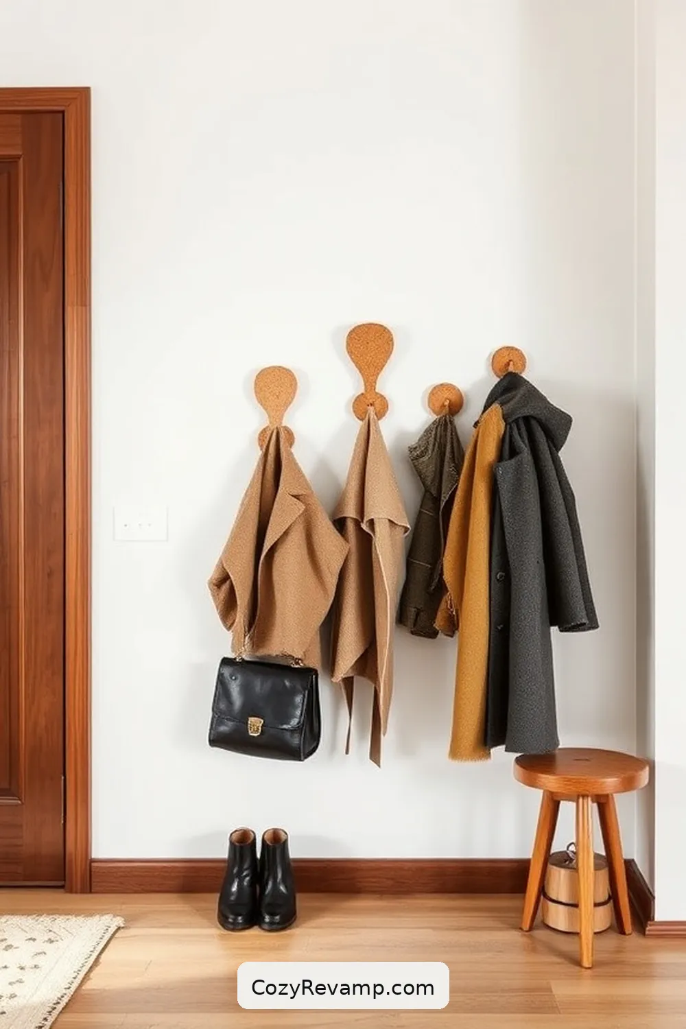 Unique Cork Coat Hooks for 16 Stylish Ways to Use Cork Material in Your Mid-Century Modern Entryway
