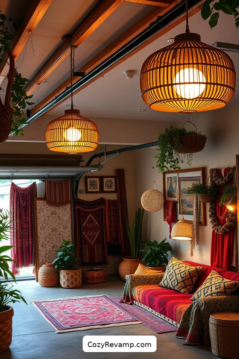 Bamboo Lighting Fixtures to Set the Mood for 16 Ways to Create a Bohemian Garage With Bamboo Material