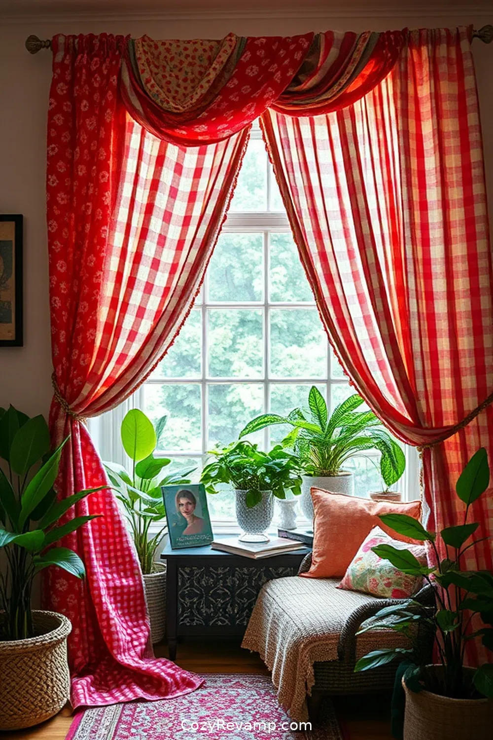 16 Ways to Create a Bohemian Library With Upcycled Fabric Material 2 Transform Old Curtains Into Cozy Reading Canopies for 16 Ways to Create a Bohemian Library With Upcycled Fabric Material