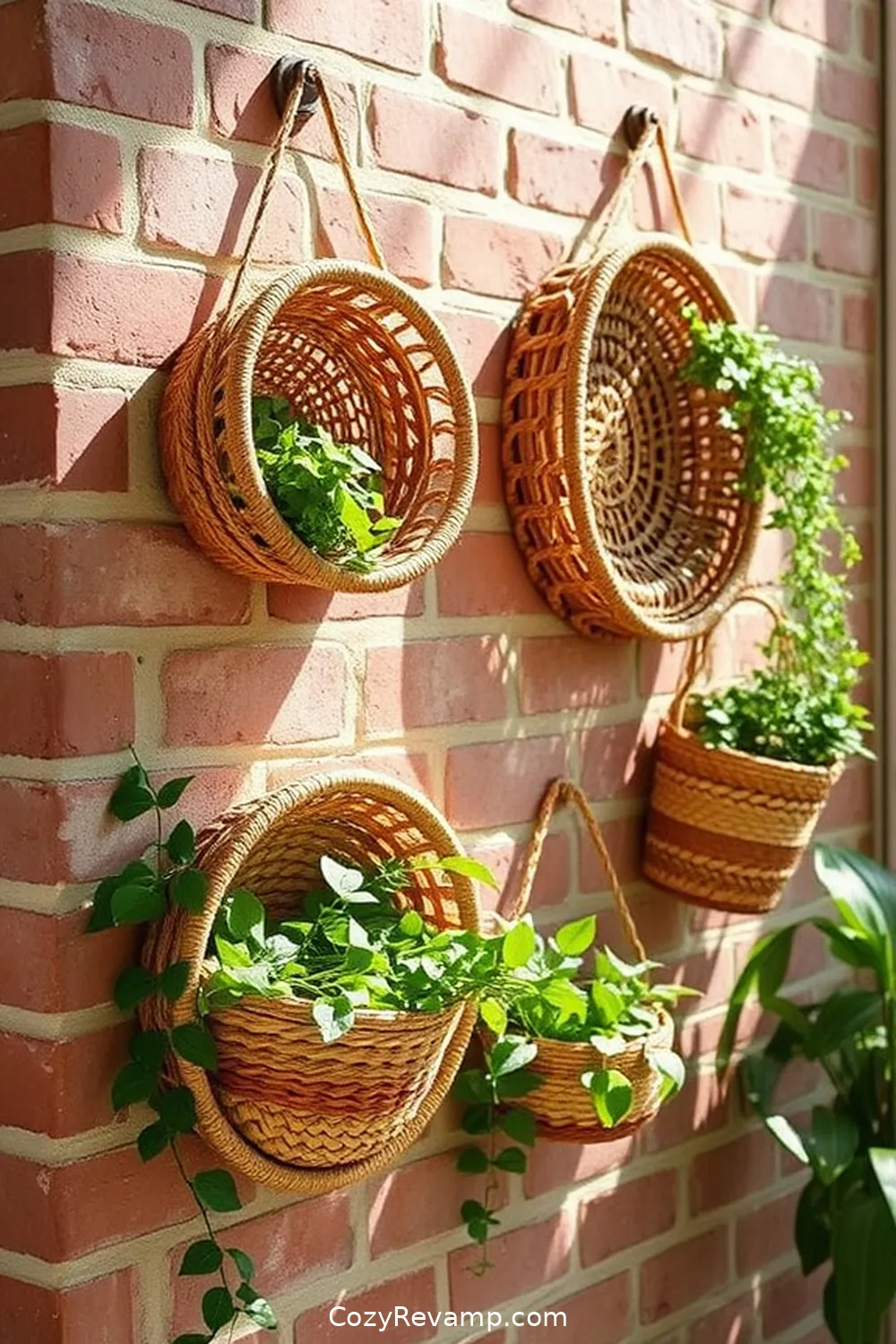 Fabric Woven Wall Baskets for 16 Ways to Create an Industrial Nursery With Upcycled Fabric Material