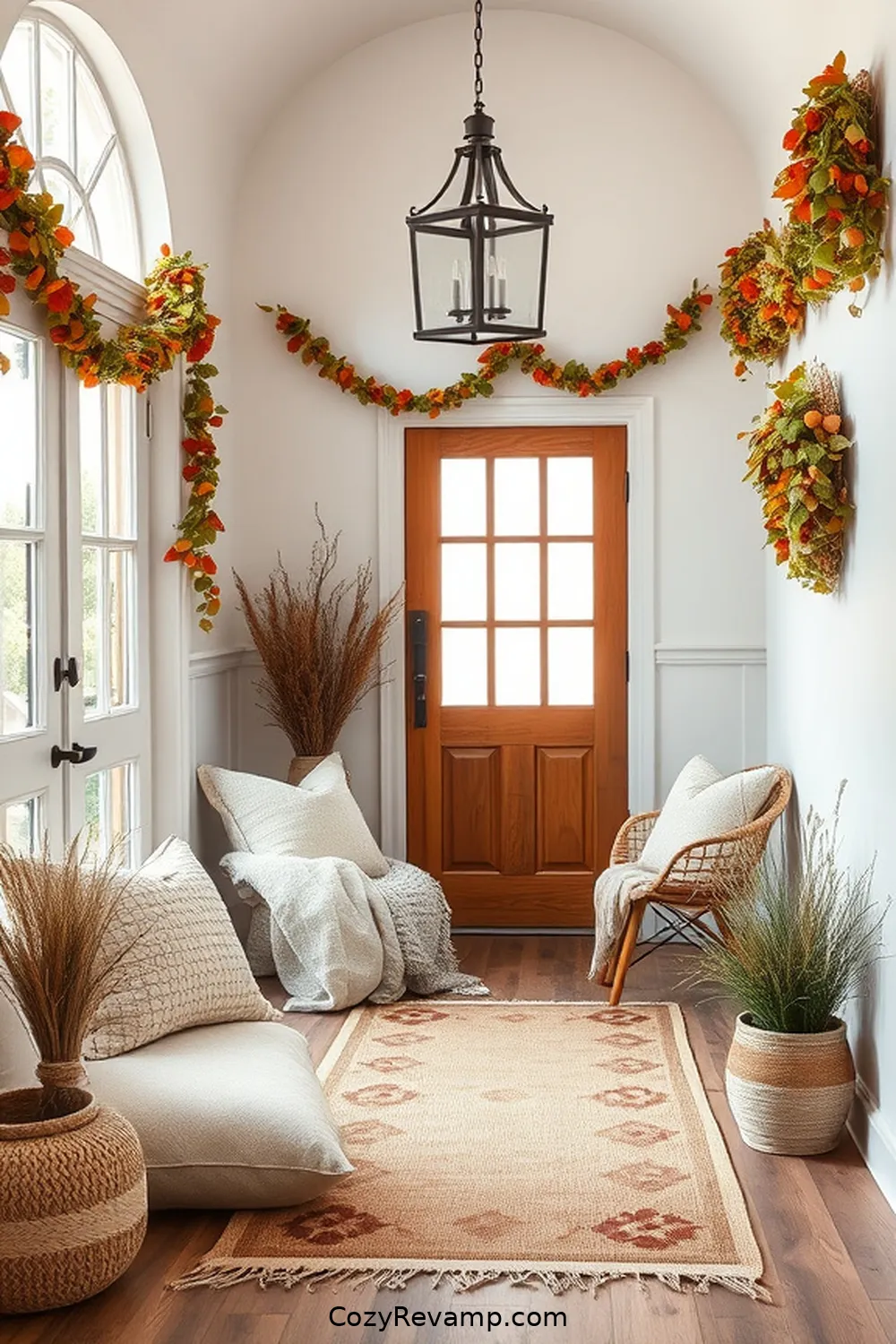 16 Ways to Style Your Rustic Entryway With Organic Cotton Material 11 Create Seasonal Decor With Organic Cotton Fabrics for 16 Ways to Style Your Rustic Entryway With Organic Cotton Material