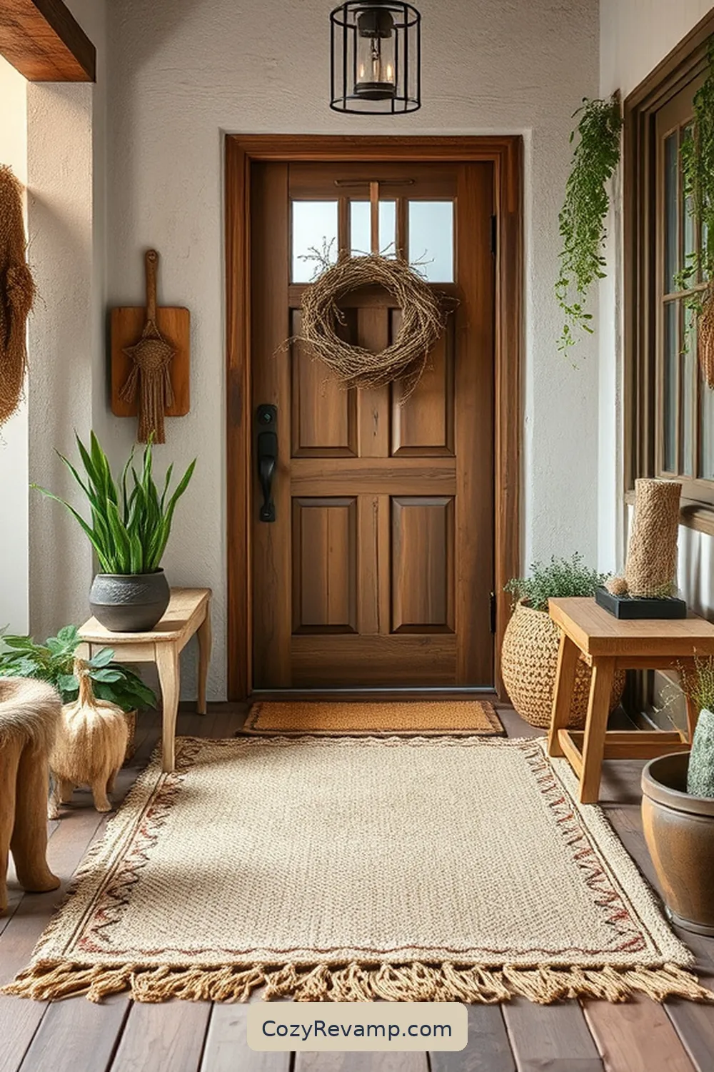 16 Ways to Style Your Rustic Entryway With Organic Cotton Material 9 Install Organic Cotton Doormats for a Rustic Touch for 16 Ways to Style Your Rustic Entryway With Organic Cotton Material