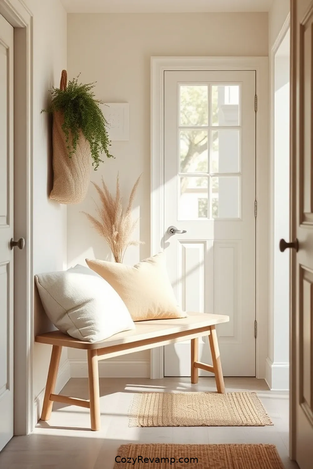 16 Ways to Style a Scandinavian Hallway With Organic Cotton Material 5 Decorative Pillows to Enhance Comfort for 16 Ways to Style a Scandinavian Hallway With Organic Cotton Material