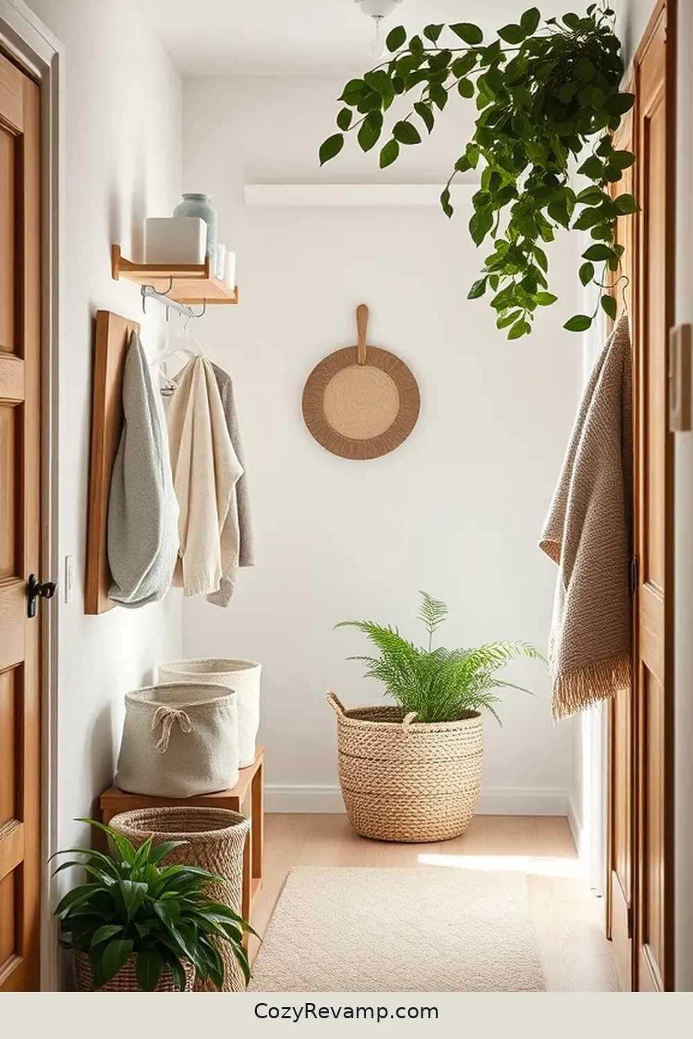 16 Ways to Style a Scandinavian Hallway With Organic Cotton Material 12 Functional Organic Cotton Organizers for 16 Ways to Style a Scandinavian Hallway With Organic Cotton Material