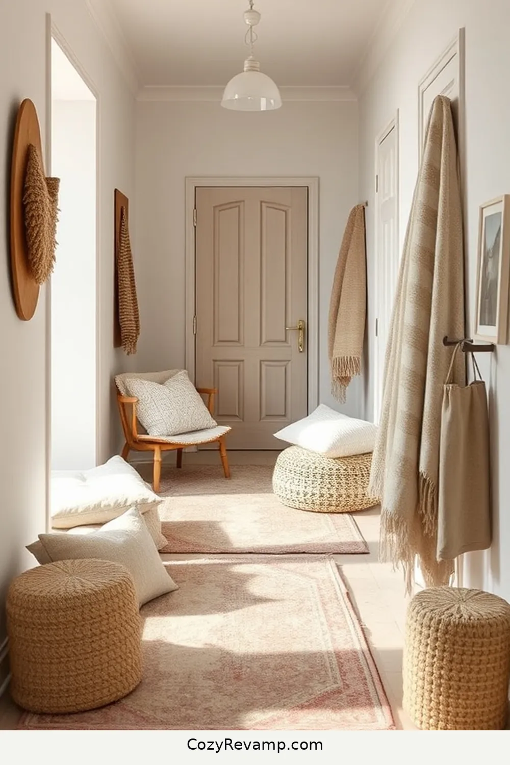 16 Ways to Style a Scandinavian Hallway With Organic Cotton Material 13 Layered Textiles for a Cozy Atmosphere for 16 Ways to Style a Scandinavian Hallway With Organic Cotton Material