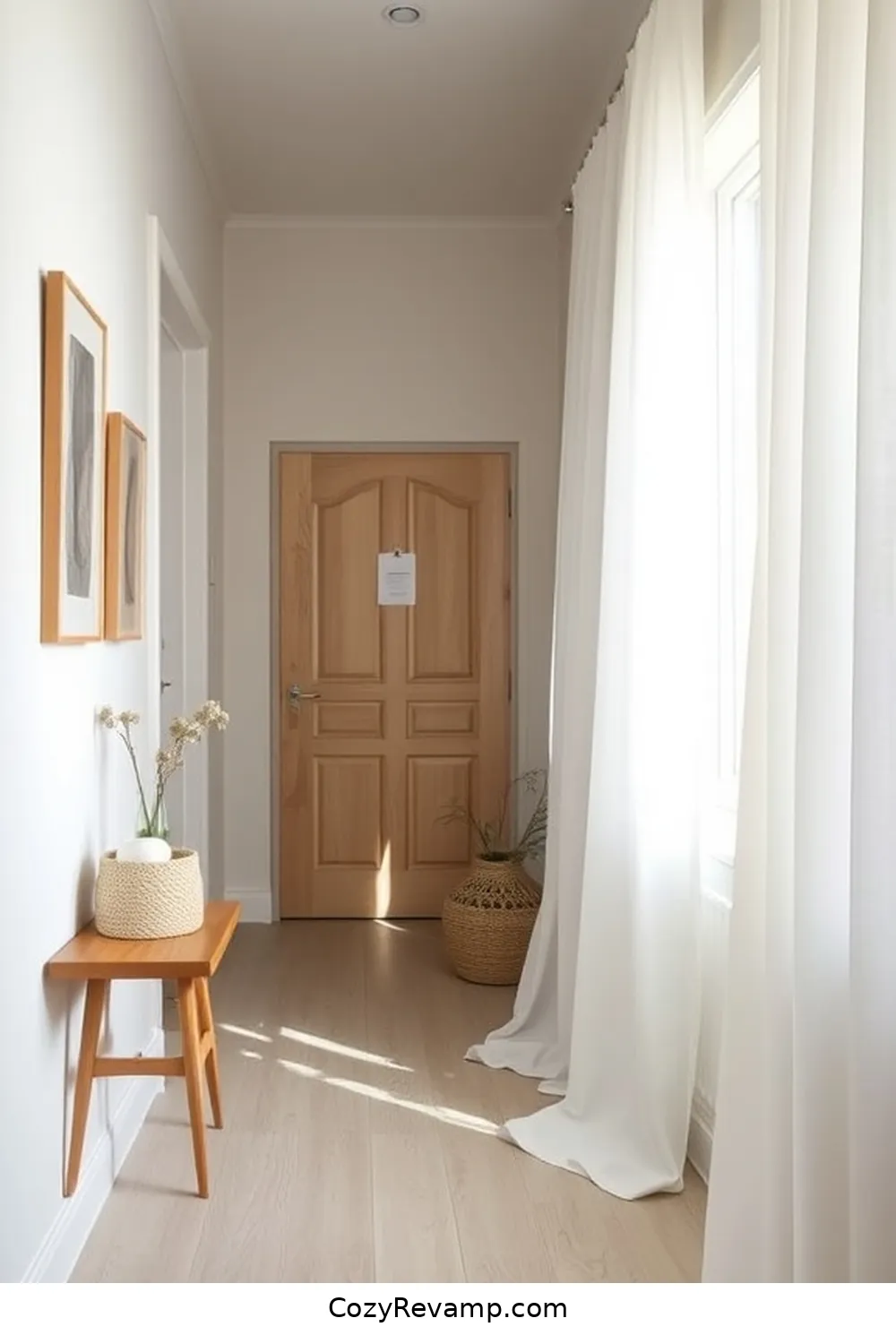 16 Ways to Style a Scandinavian Hallway With Organic Cotton Material 7 Organic Cotton Curtains for Natural Light for 16 Ways to Style a Scandinavian Hallway With Organic Cotton Material