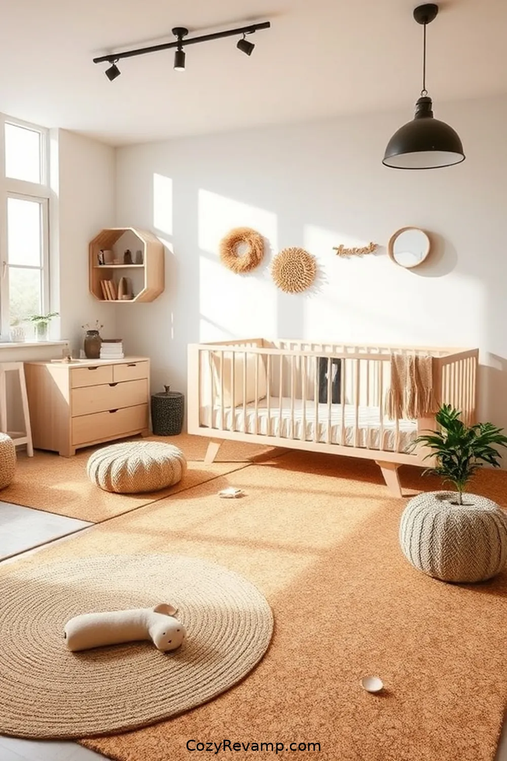 16 Ways to Style an Industrial Nursery With Cork Material 7 Cork Play Mats for Comfort and Safety for 16 Ways to Style an Industrial Nursery With Cork Material