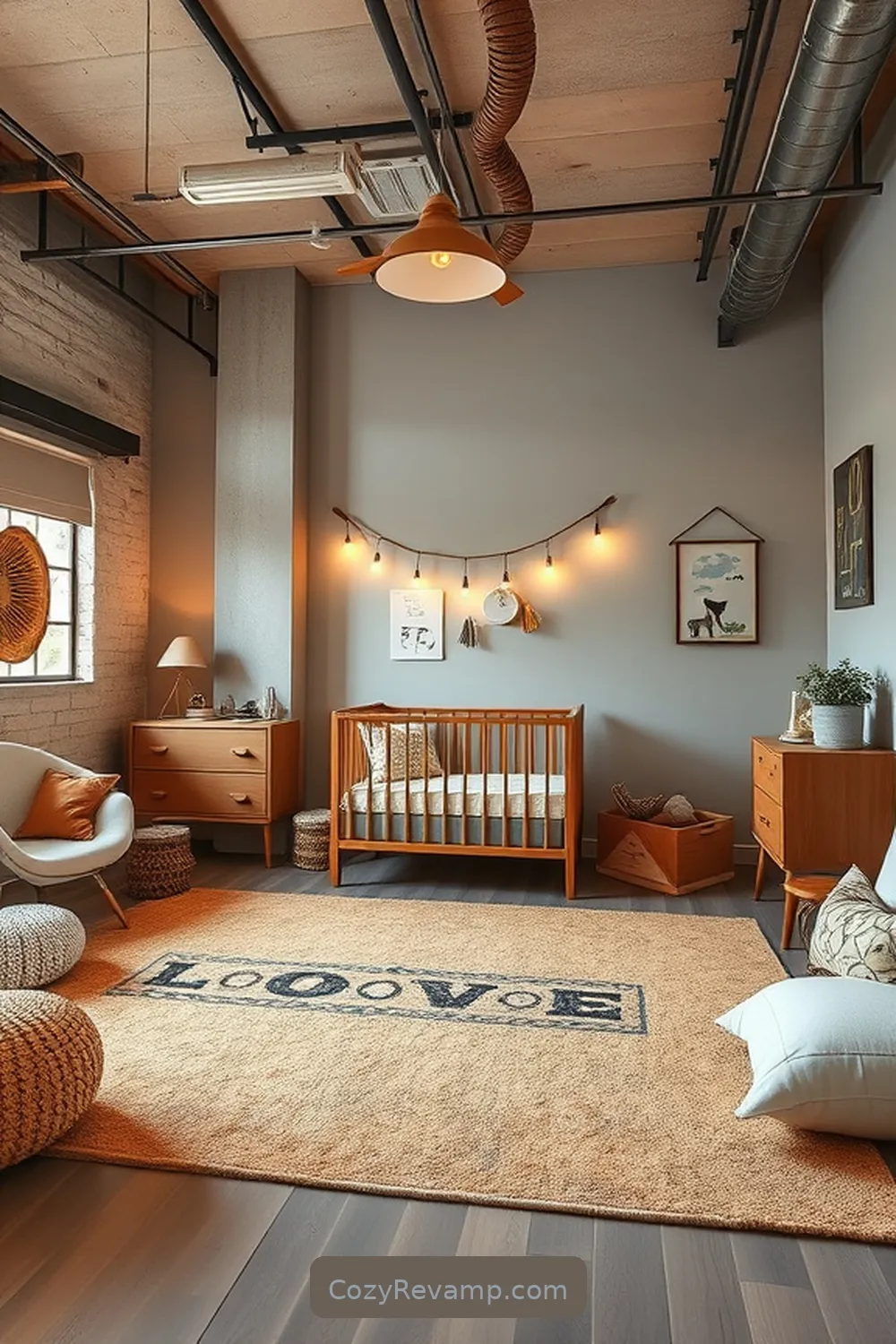 16 Ways to Style an Industrial Nursery With Cork Material 16 Cork Rugs for Softness Underfoot for 16 Ways to Style an Industrial Nursery With Cork Material