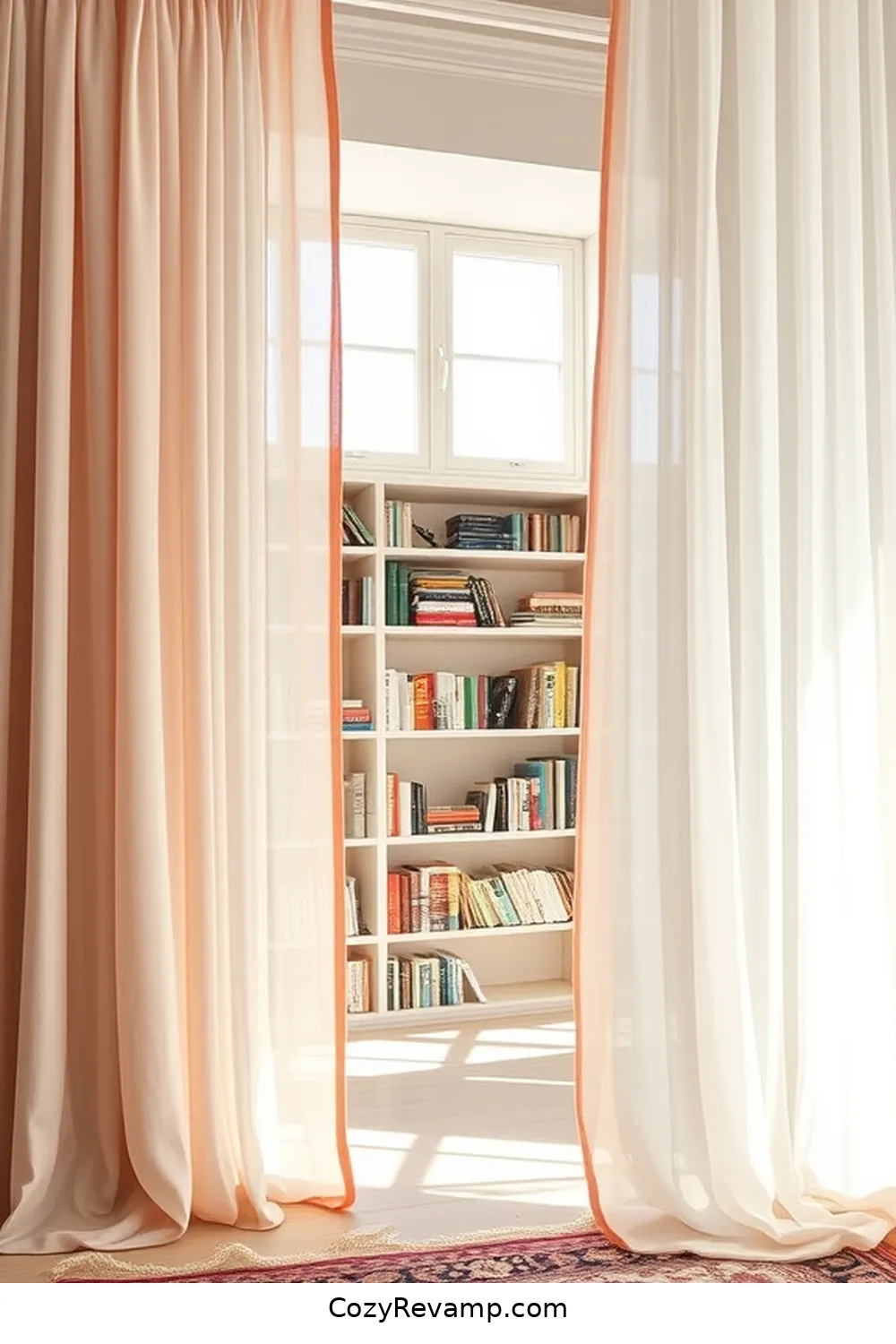 Recycled Fabric Curtains for 17 Creative Ways to Design a Minimalist Library With Upcycled Fabric Materials