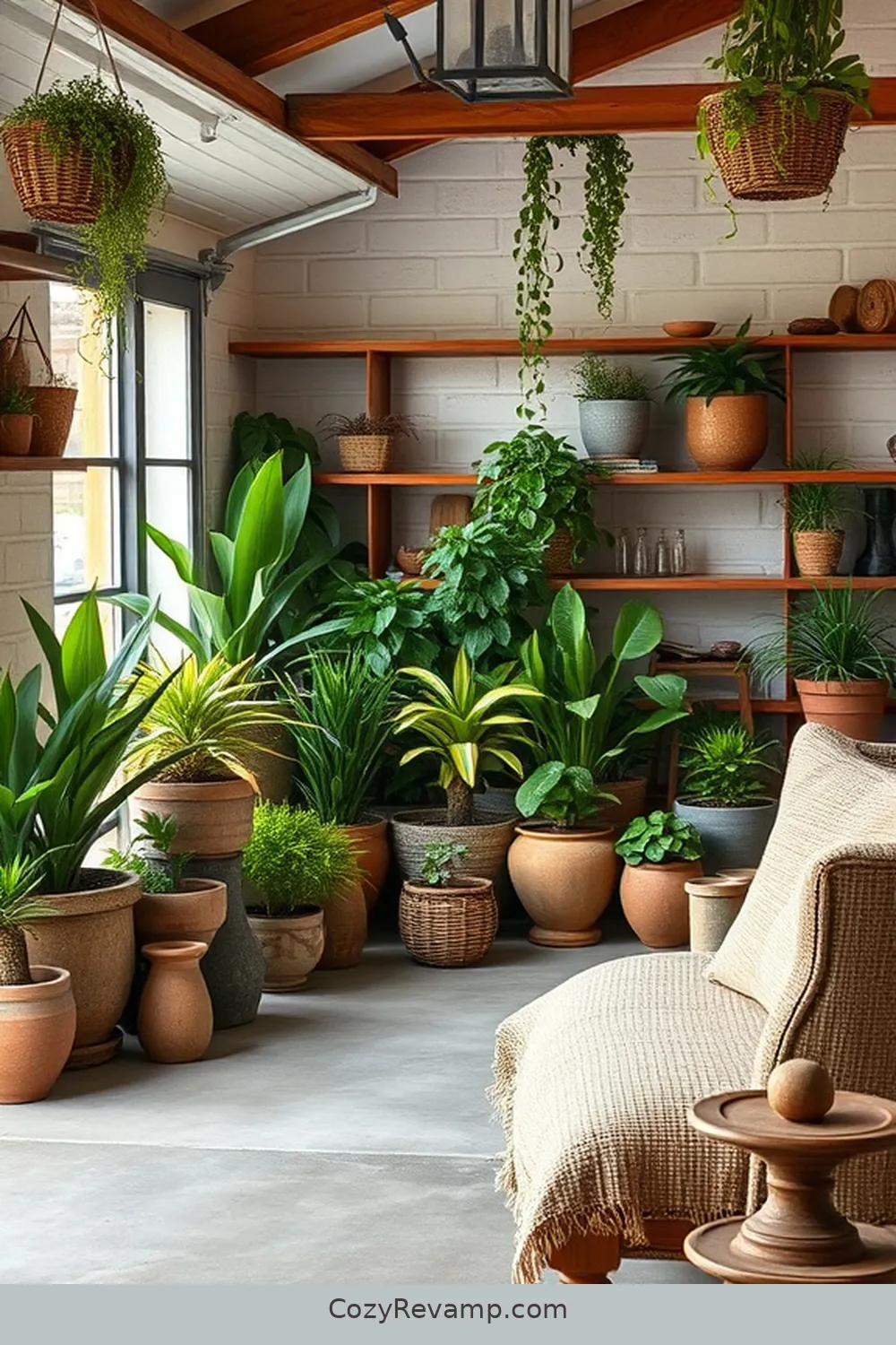 Add Plants in Reclaimed Pots for 17 Creative Ways to Style a Bohemian Garage With Reclaimed Materials