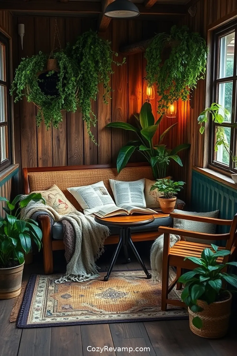 Design a Cozy Reading Nook for 17 Creative Ways to Style a Bohemian Garage With Reclaimed Materials