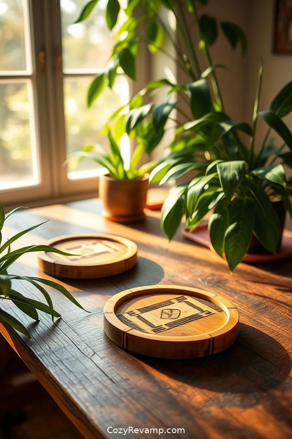 Bamboo Coasters: Protecting Your Surfaces for 17 Essential Elements of Rustic Home Office Bamboo Material