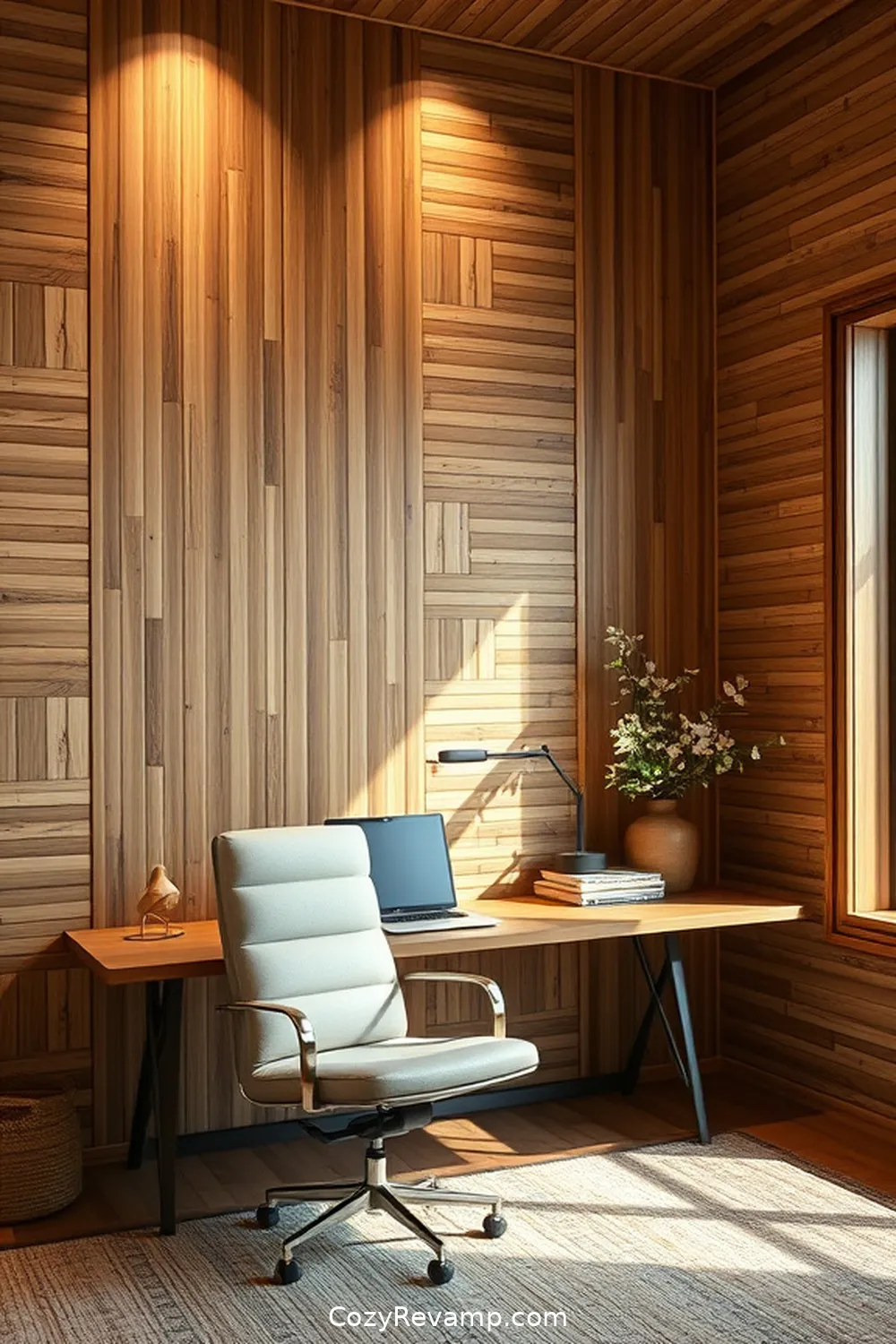 Bamboo Wall Panels: Adding Texture and Dimension for 17 Essential Elements of Rustic Home Office Bamboo Material
