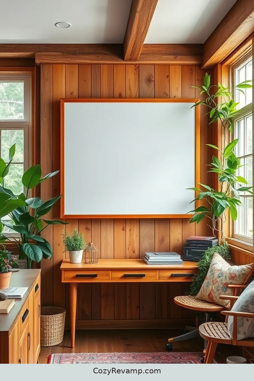 Bamboo Whiteboards: Creative Planning Tools for 17 Essential Elements of Rustic Home Office Bamboo Material