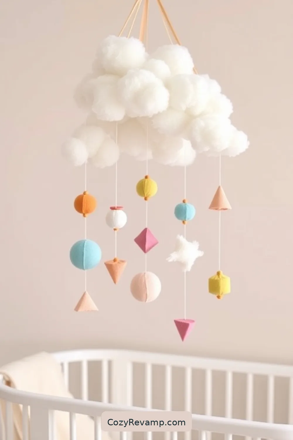 17 Essential Elements of a Mid-Century Modern Nursery Using Organic Cotton Material 12 Baby Mobile Designs for 17 Essential Elements of a Mid-Century Modern Nursery Using Organic Cotton Material