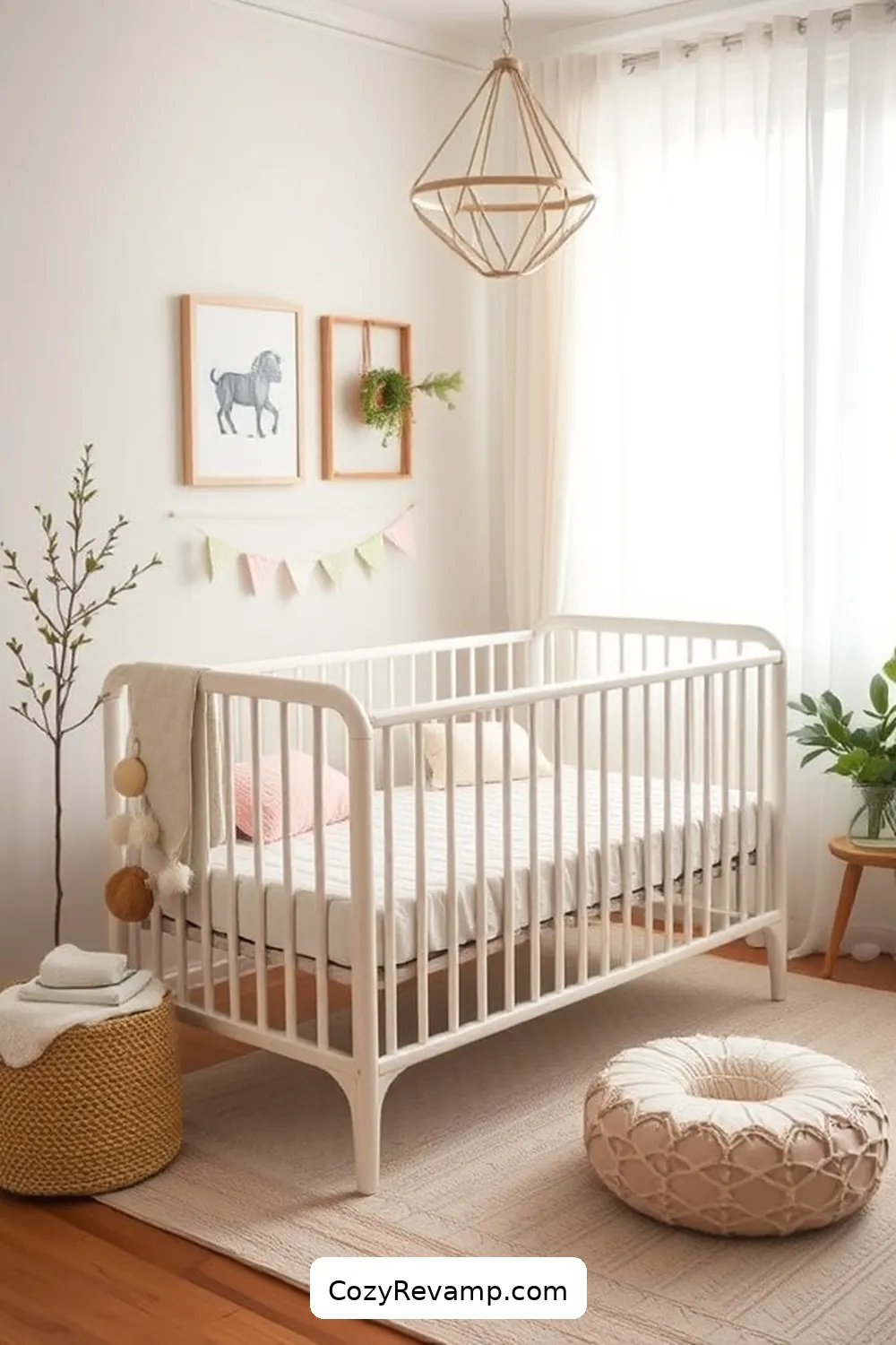 17 Essential Elements of a Mid-Century Modern Nursery Using Organic Cotton Material 2 Choosing the Right Crib for 17 Essential Elements of a Mid-Century Modern Nursery Using Organic Cotton Material