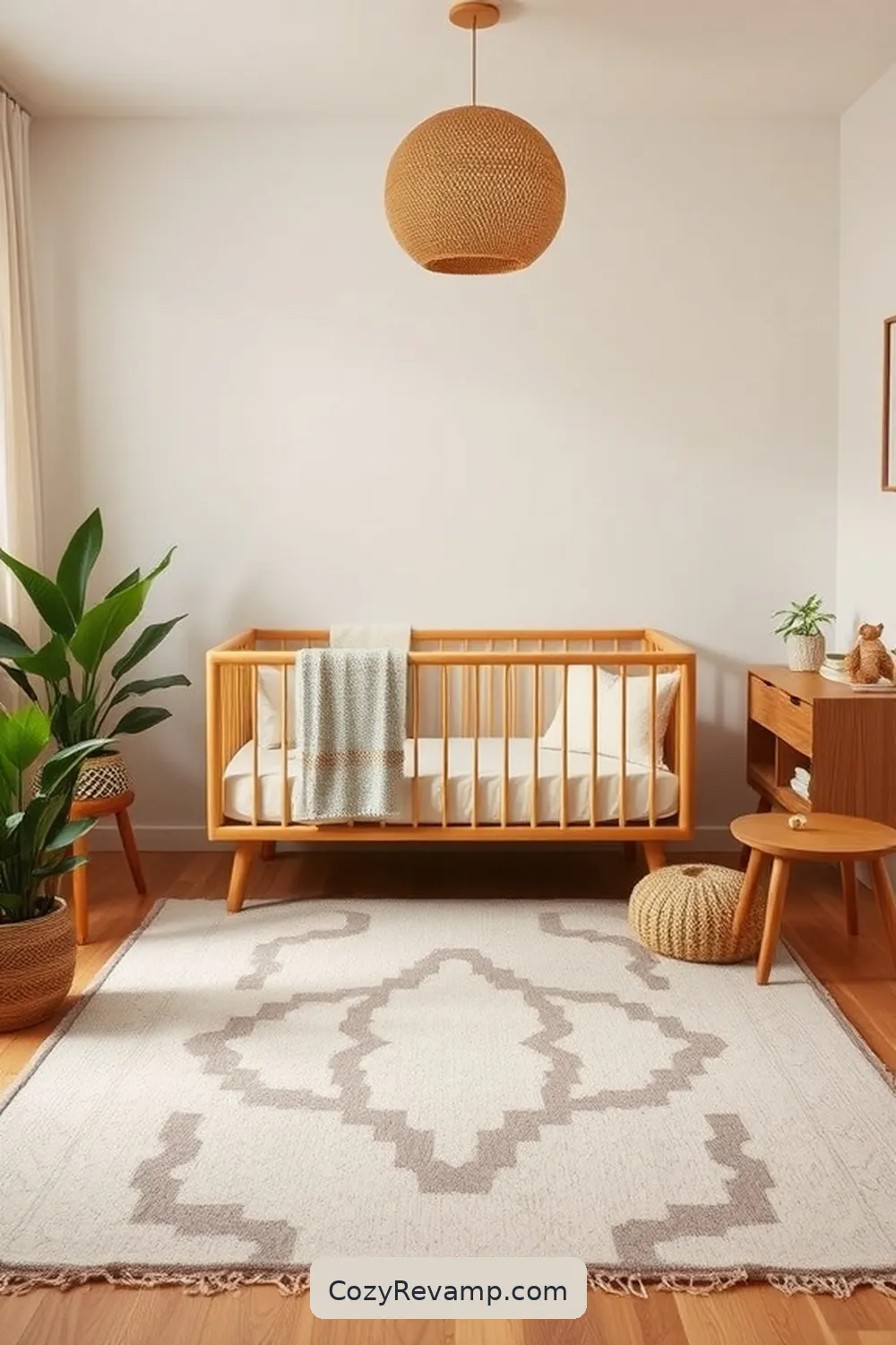 17 Essential Elements of a Mid-Century Modern Nursery Using Organic Cotton Material 10 Eco-Friendly Rugs for 17 Essential Elements of a Mid-Century Modern Nursery Using Organic Cotton Material