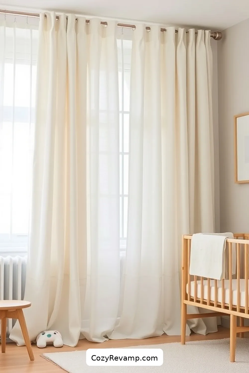 17 Essential Elements of a Mid-Century Modern Nursery Using Organic Cotton Material 7 Organic Cotton Curtains for 17 Essential Elements of a Mid-Century Modern Nursery Using Organic Cotton Material