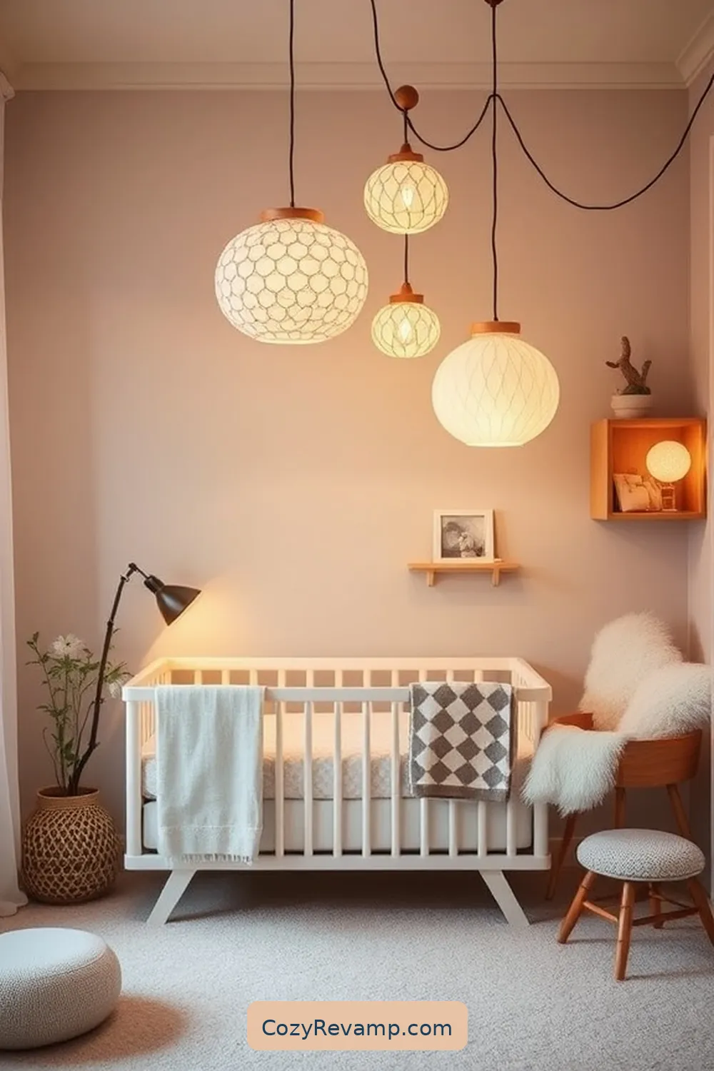 17 Essential Elements of a Mid-Century Modern Nursery Using Organic Cotton Material 11 Soft Lighting Options for 17 Essential Elements of a Mid-Century Modern Nursery Using Organic Cotton Material