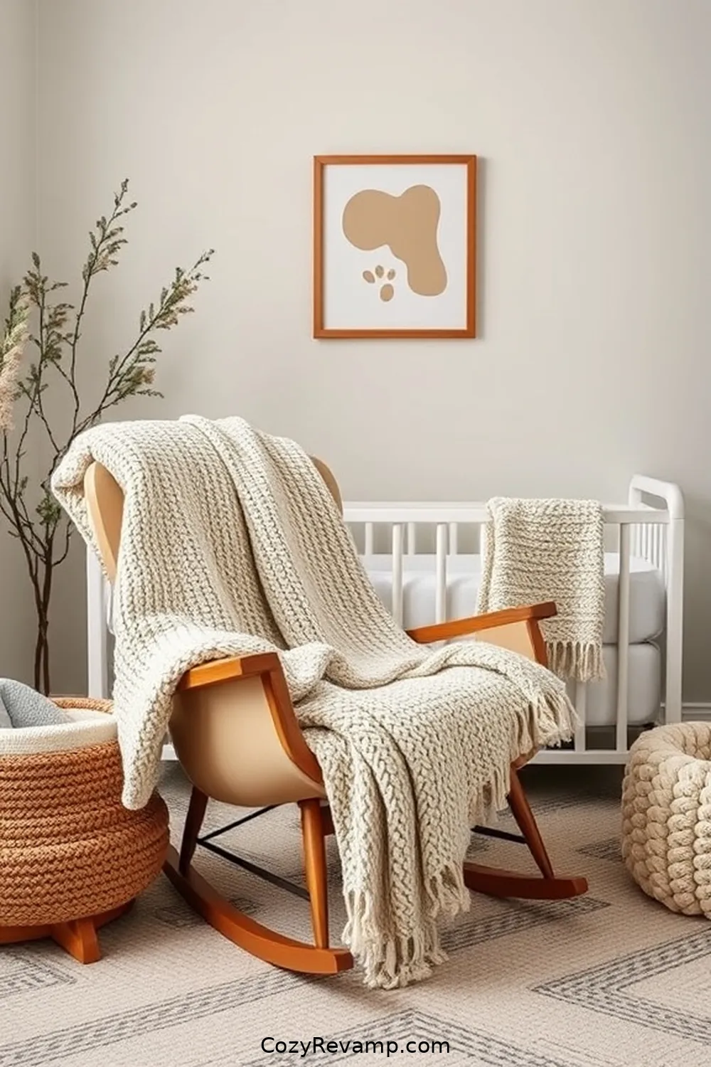 17 Essential Elements of a Mid-Century Modern Nursery Using Organic Cotton Material 13 Textured Throws and Blankets for 17 Essential Elements of a Mid-Century Modern Nursery Using Organic Cotton Material