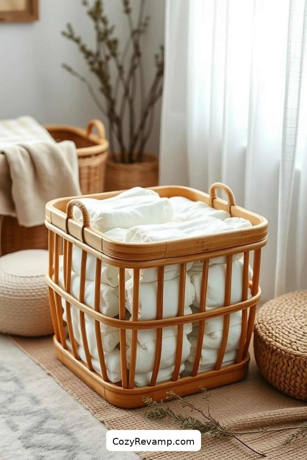 17 Essential Elements of a Rustic Nursery With Bamboo Material 15 Bamboo Diaper Caddy: Practical and Chic Organization for 17 Essential Elements of a Rustic Nursery With Bamboo Material