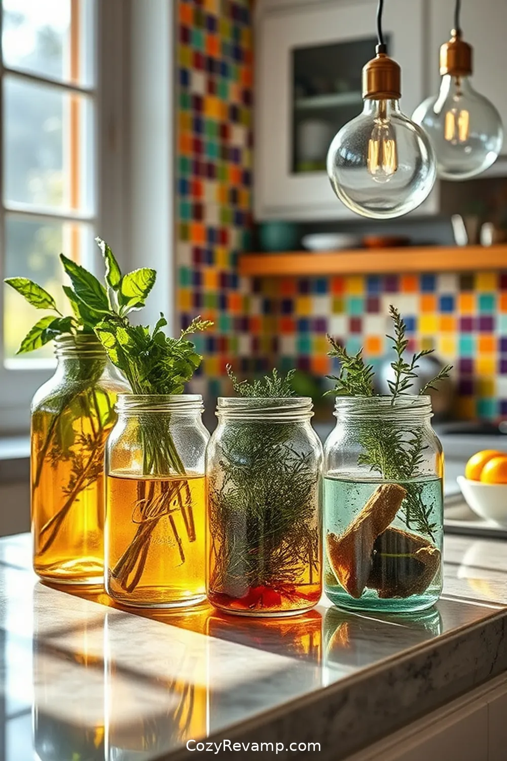 17 Essential Materials for Bohemian Kitchens With Solar Powered Lights 12 Glass for 17 Essential Materials for Bohemian Kitchens With Solar Powered Lights