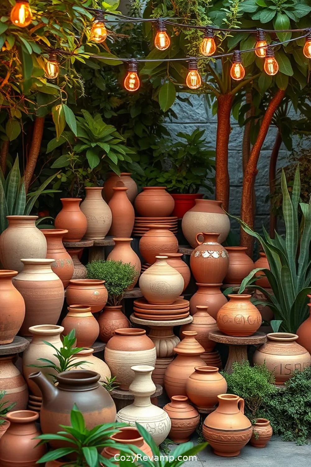 17 Essential Materials for Bohemian Kitchens With Solar Powered Lights 15 Handcrafted Pottery for 17 Essential Materials for Bohemian Kitchens With Solar Powered Lights