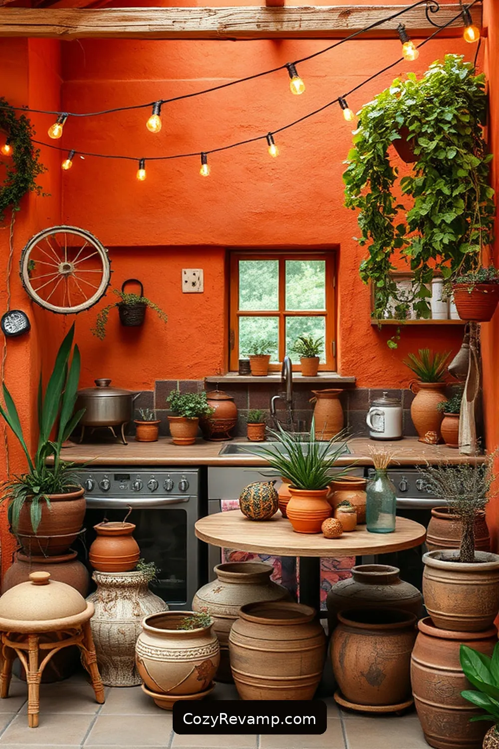 17 Essential Materials for Bohemian Kitchens With Solar Powered Lights 5 Terracotta for 17 Essential Materials for Bohemian Kitchens With Solar Powered Lights