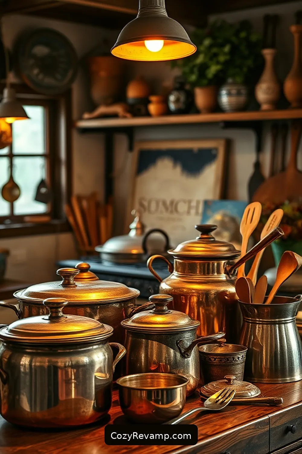 17 Essential Materials for Bohemian Kitchens With Solar Powered Lights 13 Vintage Metals for 17 Essential Materials for Bohemian Kitchens With Solar Powered Lights
