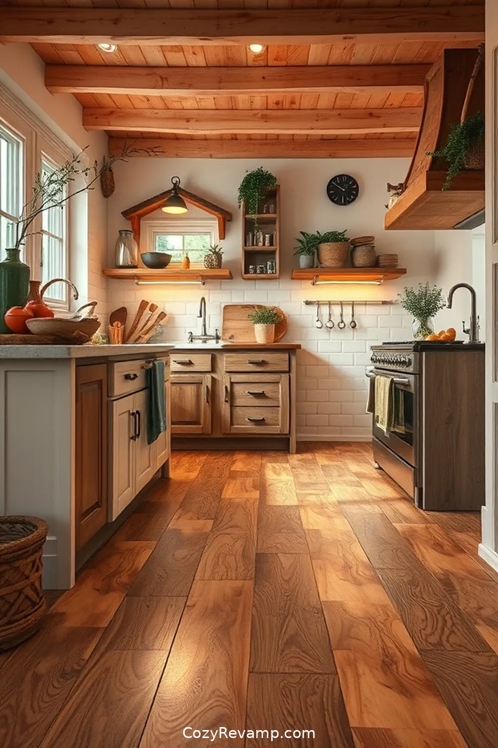 Linoleum Flooring for 17 Essential Materials for Rustic Kitchens With Solar-Powered Lights