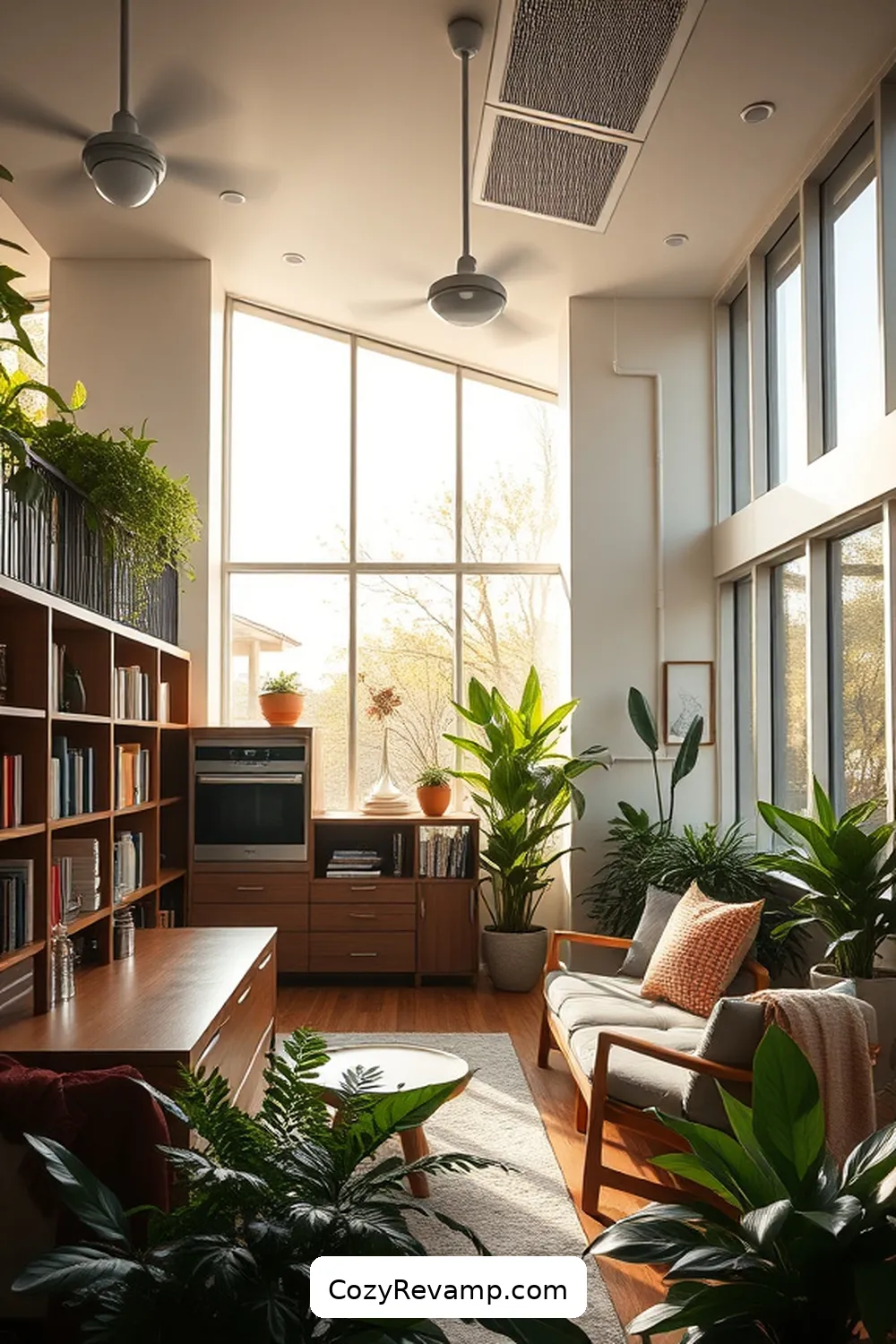 17 Essential Materials for a Mid-Century Modern Library With Solar-Powered Lights 18 Energy-Efficient Appliances for 17 Essential Materials for a Mid-Century Modern Library With Solar-Powered Lights