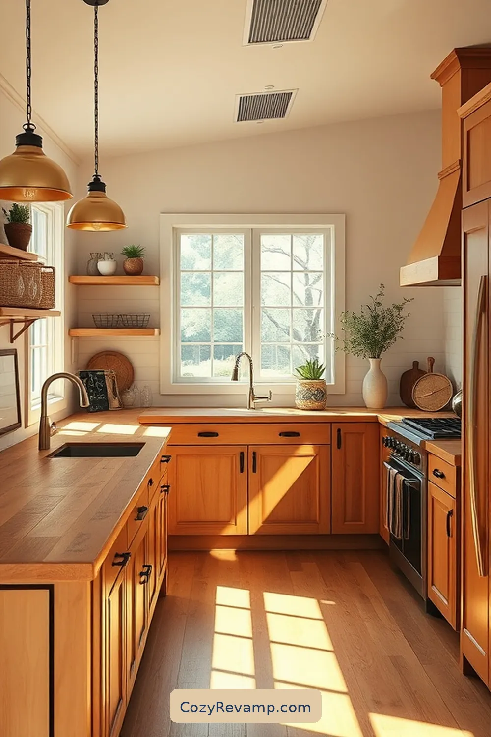 17 Must-Have Materials for a Modern Farmhouse Kitchen With Solar Powered Lights 14 Butcher Block Countertops for 17 Must-Have Materials for a Modern Farmhouse Kitchen With Solar Powered Lights