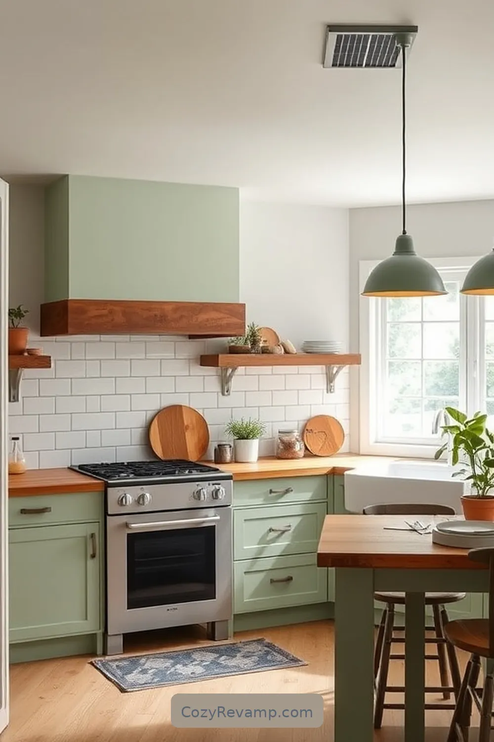 17 Must-Have Materials for a Modern Farmhouse Kitchen With Solar Powered Lights 12 Eco-Friendly Paint for 17 Must-Have Materials for a Modern Farmhouse Kitchen With Solar Powered Lights
