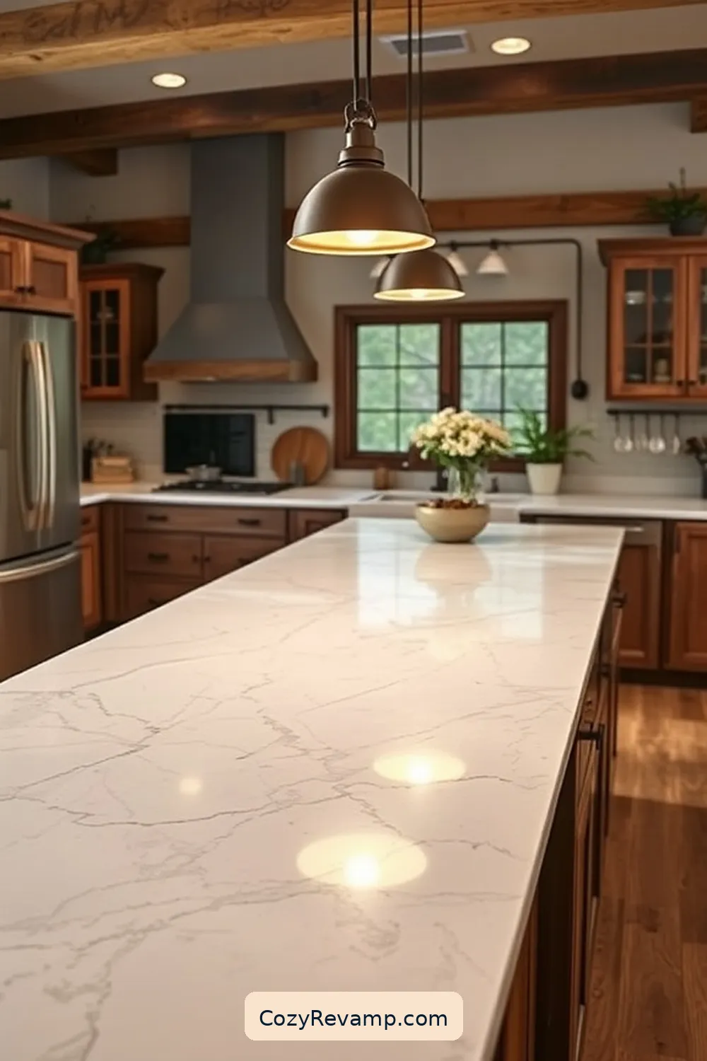 17 Must-Have Materials for a Modern Farmhouse Kitchen With Solar Powered Lights 7 Quartz Countertops for 17 Must-Have Materials for a Modern Farmhouse Kitchen With Solar Powered Lights