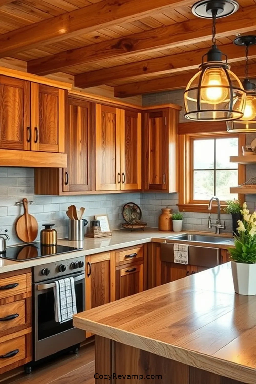 17 Must-Have Materials for a Modern Farmhouse Kitchen With Solar Powered Lights 2 Reclaimed Wood Cabinets for 17 Must-Have Materials for a Modern Farmhouse Kitchen With Solar Powered Lights