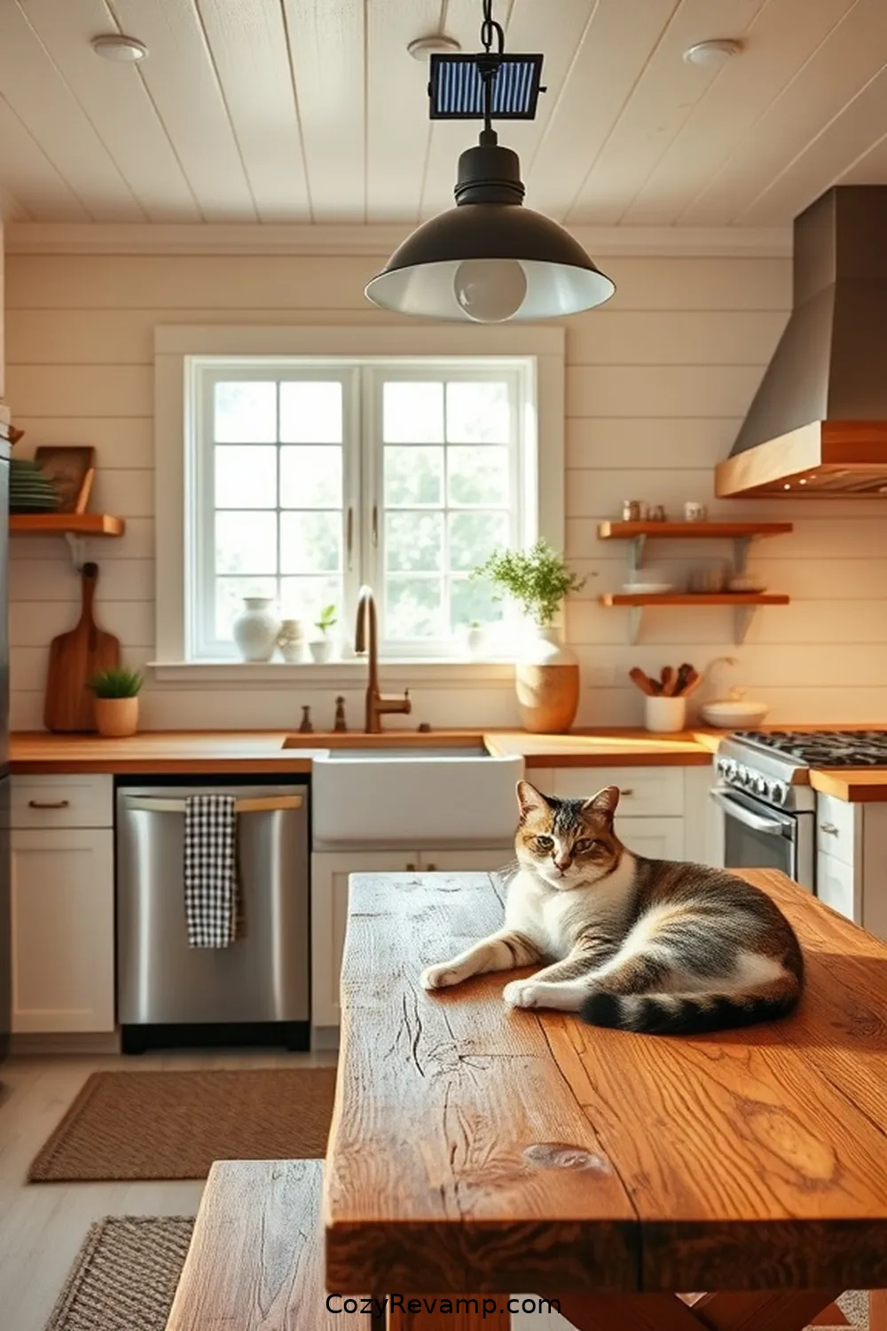 17 Must-Have Materials for a Modern Farmhouse Kitchen With Solar Powered Lights 3 Shiplap Wall Panels for 17 Must-Have Materials for a Modern Farmhouse Kitchen With Solar Powered Lights
