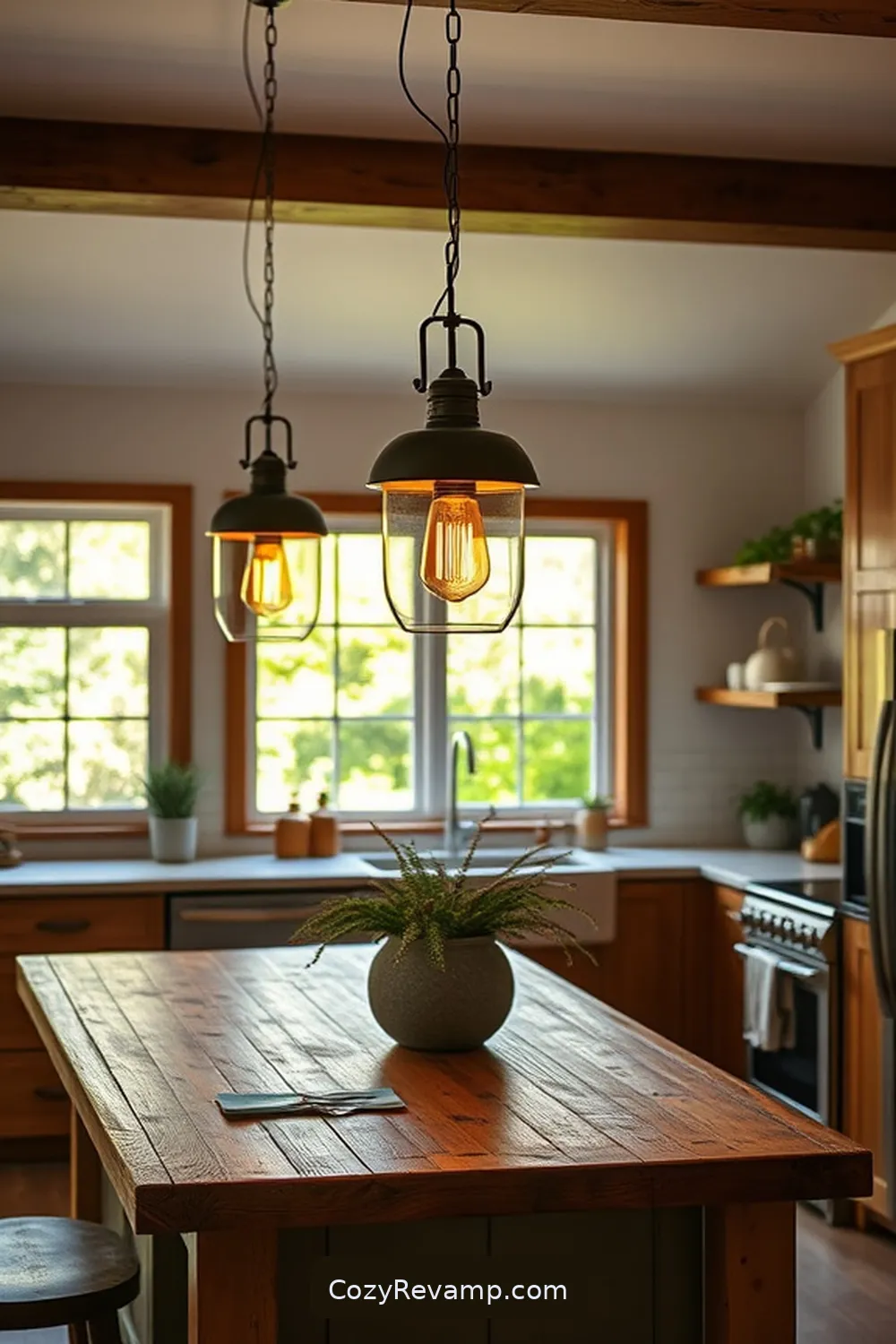17 Must-Have Materials for a Modern Farmhouse Kitchen With Solar Powered Lights 16 Solar-Powered Pendant Lights for 17 Must-Have Materials for a Modern Farmhouse Kitchen With Solar Powered Lights