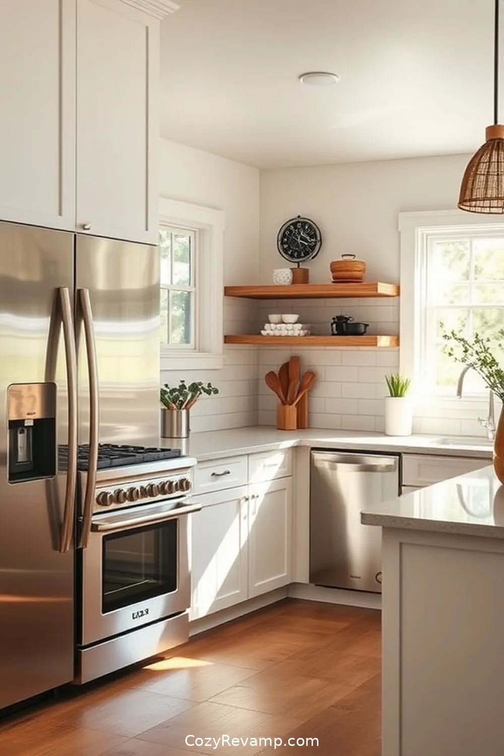 17 Must-Have Materials for a Modern Farmhouse Kitchen With Solar Powered Lights 6 Stainless Steel Appliances for 17 Must-Have Materials for a Modern Farmhouse Kitchen With Solar Powered Lights