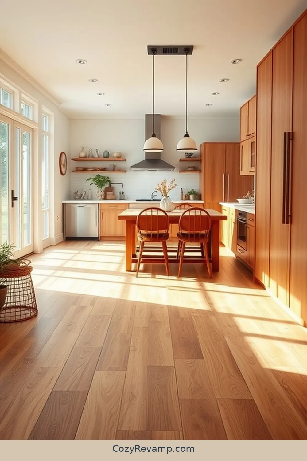 17 Must-Have Materials for a Modern Farmhouse Kitchen With Solar Powered Lights 15 Sustainable Bamboo Flooring for 17 Must-Have Materials for a Modern Farmhouse Kitchen With Solar Powered Lights