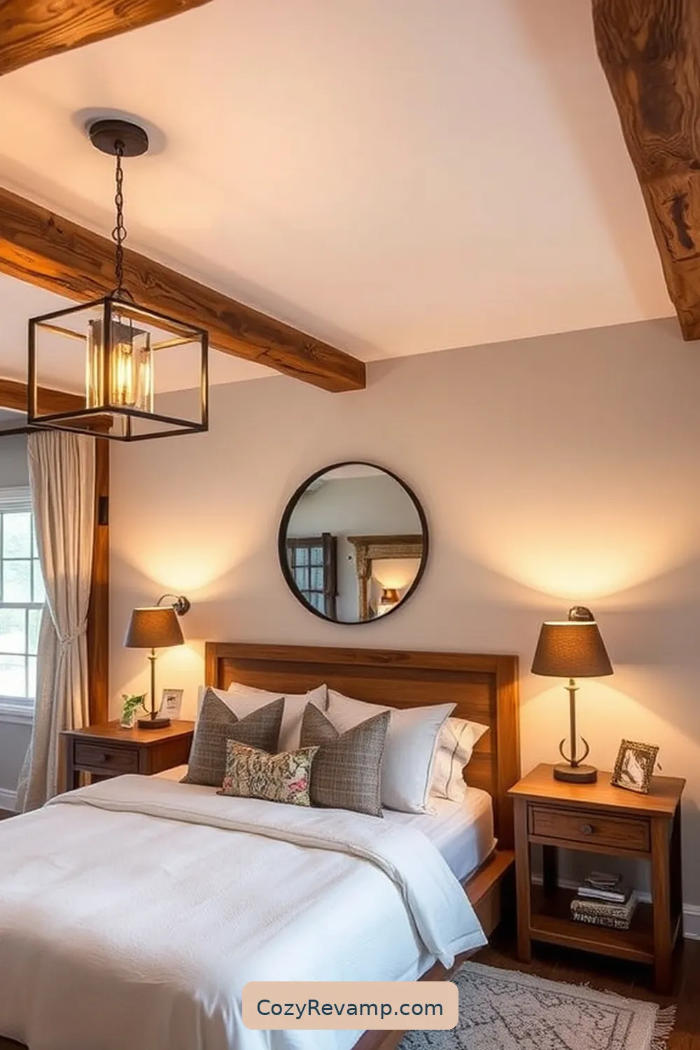 17 Stunning Ideas for a Rustic Bedroom With Recycled Wood Material 14 Rustic Wood Lighting Fixtures for 17 Stunning Ideas for a Rustic Bedroom With Recycled Wood Material
