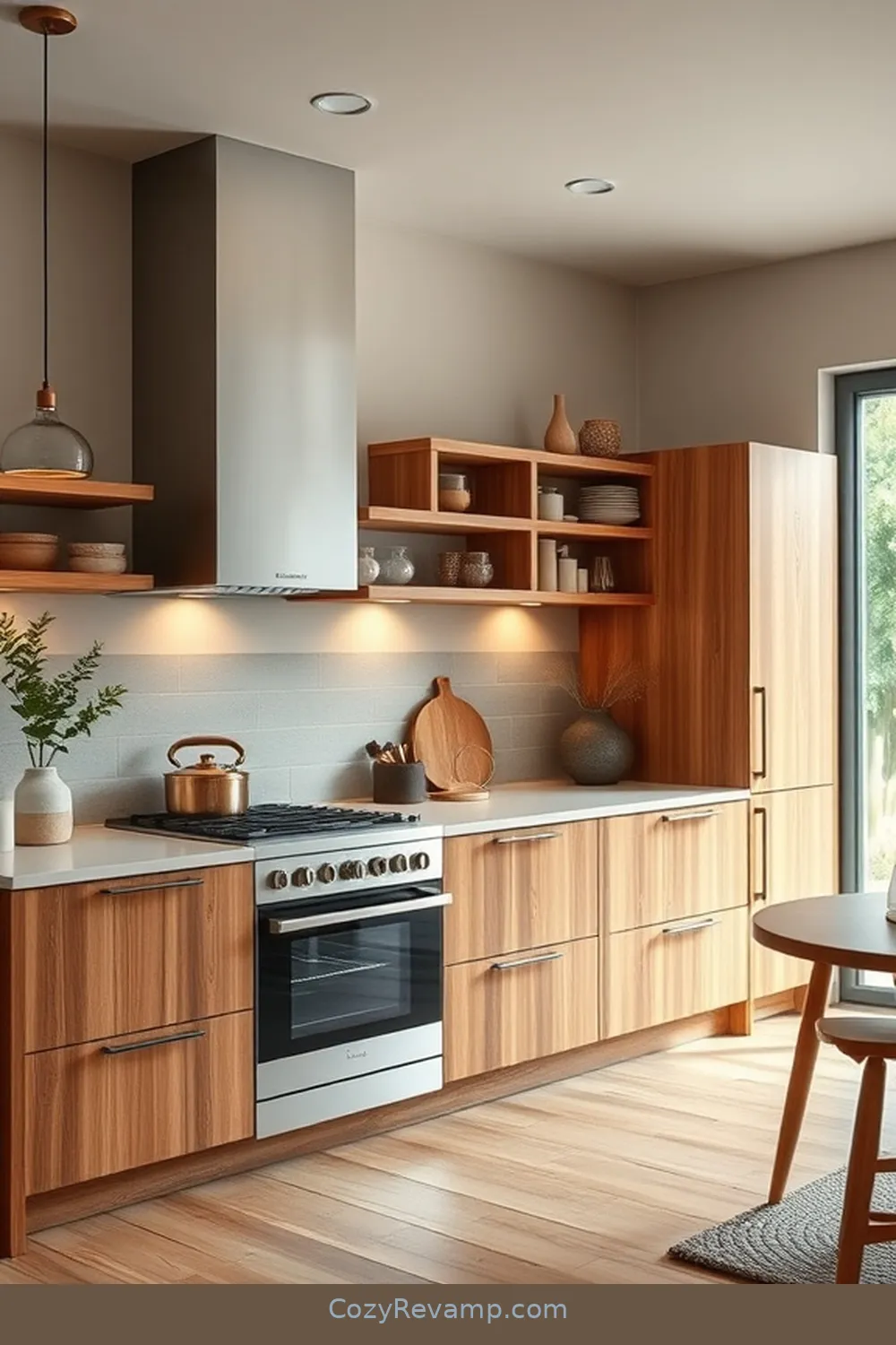 17 Stunning Mid-Century Modern Kitchen Ideas Featuring Bamboo Material 17 Eco-Friendly Bamboo Appliances for 17 Stunning Mid-Century Modern Kitchen Ideas Featuring Bamboo Material