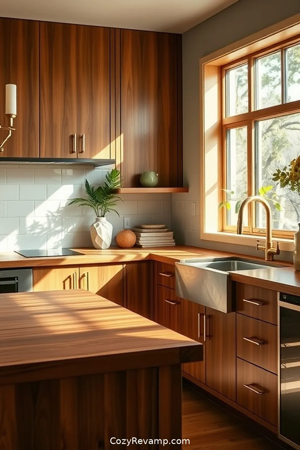 17 Stunning Mid-Century Modern Kitchen Ideas Featuring Bamboo Material 6 Elegant Bamboo Countertops for 17 Stunning Mid-Century Modern Kitchen Ideas Featuring Bamboo Material