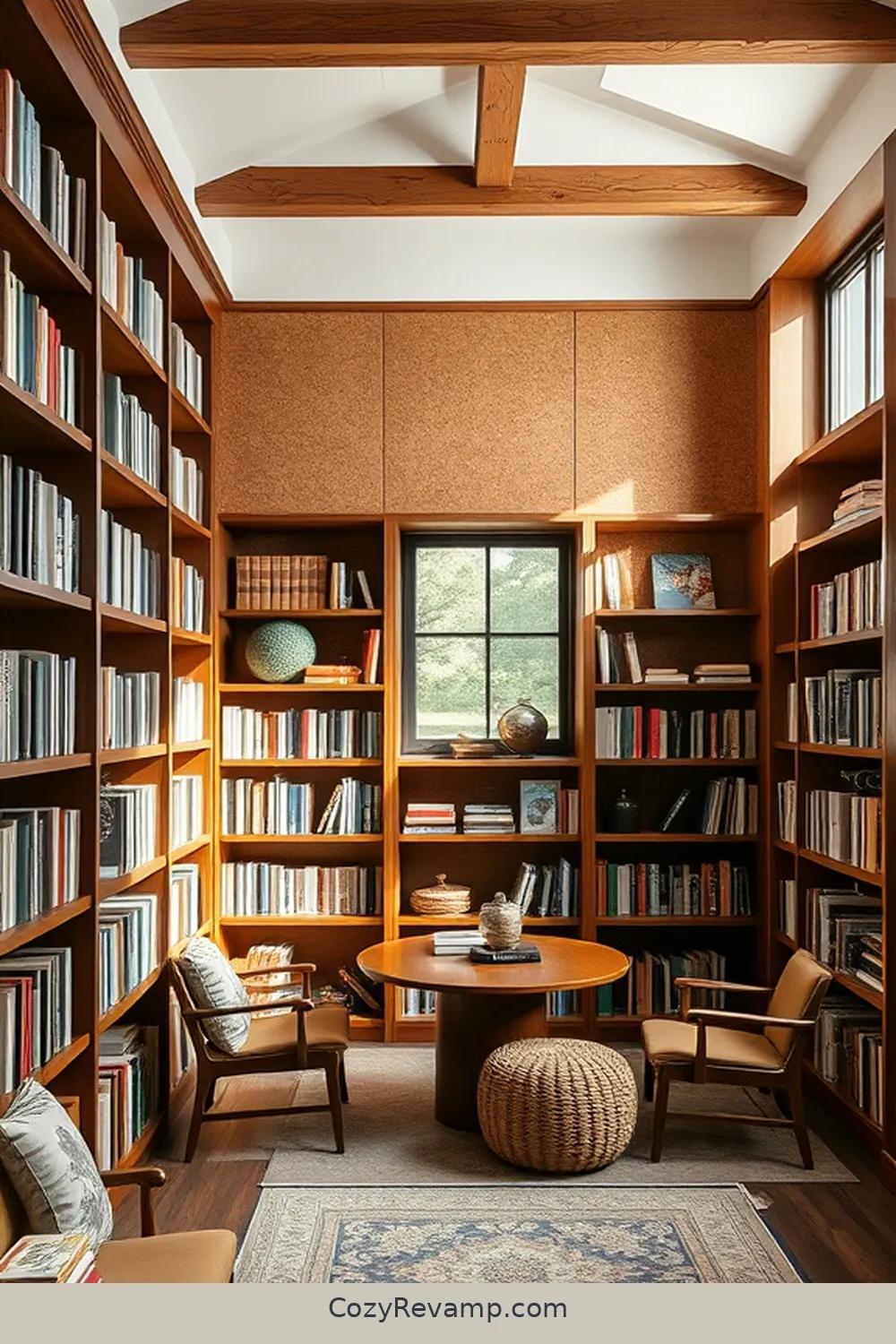 17 Stunning Modern Farmhouse Library Ideas With Cork Material 12 Cork and Wood Combination Features for 17 Stunning Modern Farmhouse Library Ideas With Cork Material