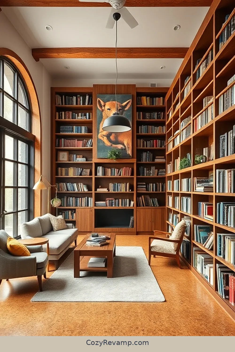 17 Stunning Modern Farmhouse Library Ideas With Cork Material 5 Farmhouse-Inspired Cork Flooring for 17 Stunning Modern Farmhouse Library Ideas With Cork Material
